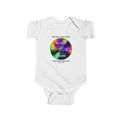 Nap Now, Rock Later – Poor Boys Fan Club Infant Onesie Bodysuit
