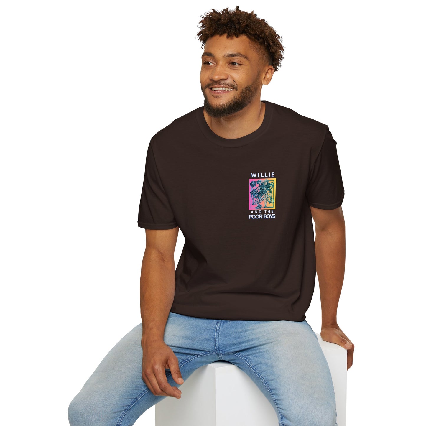 Solid Colors – 2025 Reunion Tee with Hand-Drawn Back Design and Pocket-Size Front Logo Softstyle T-Shirt (Various Colors Available)