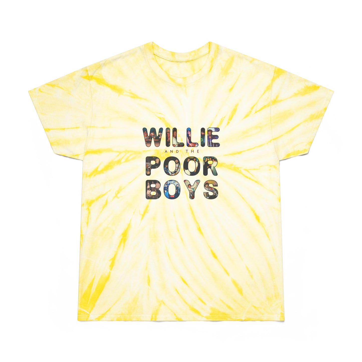 Tie-Dye - Photo Collage Band Name Front with the 2025 Reunion Hand-Drawn Back Design  - Unisex T-Shirt (4 colors available)