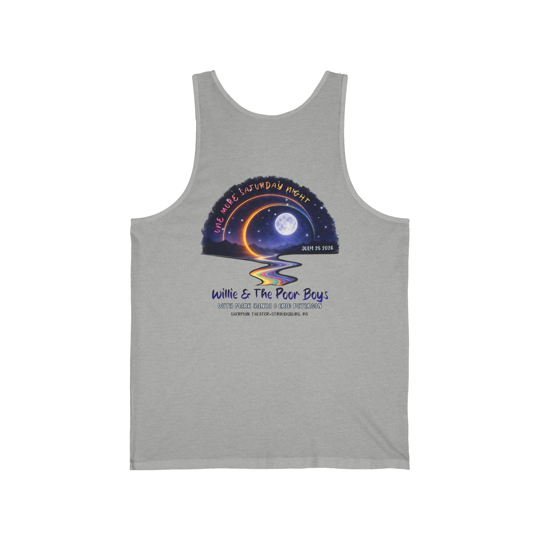 Unisex Willie & The Poor Boys Winding Road Artwork Tank Top