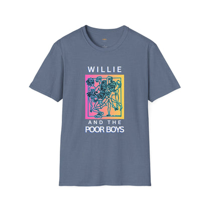 Solid Colors - "40 Years of Music & Memories" Artwork Back with Logo Front - Softstyle T-Shirt (Various Colors Available)