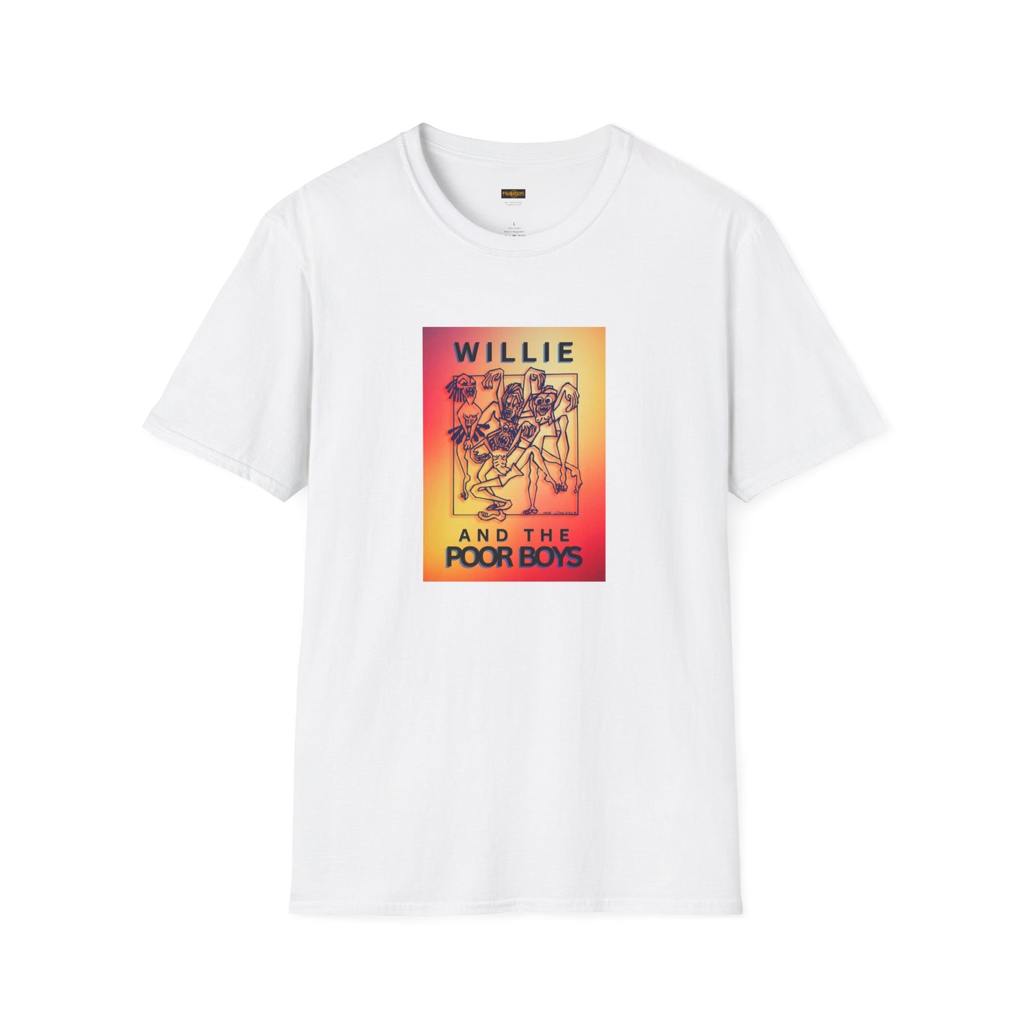 Solid Colors - "40 Years of Music & Memories" Back with Full Color Logo Front - Softstyle T-Shirt (Various Colors Available)