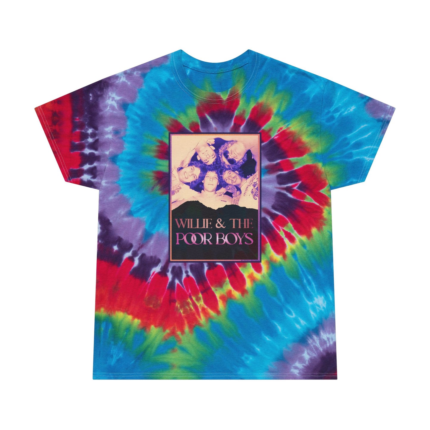 Tie-Dye Vintage Photo Front with Original Memorabilia Tribute Back (2 colors available)