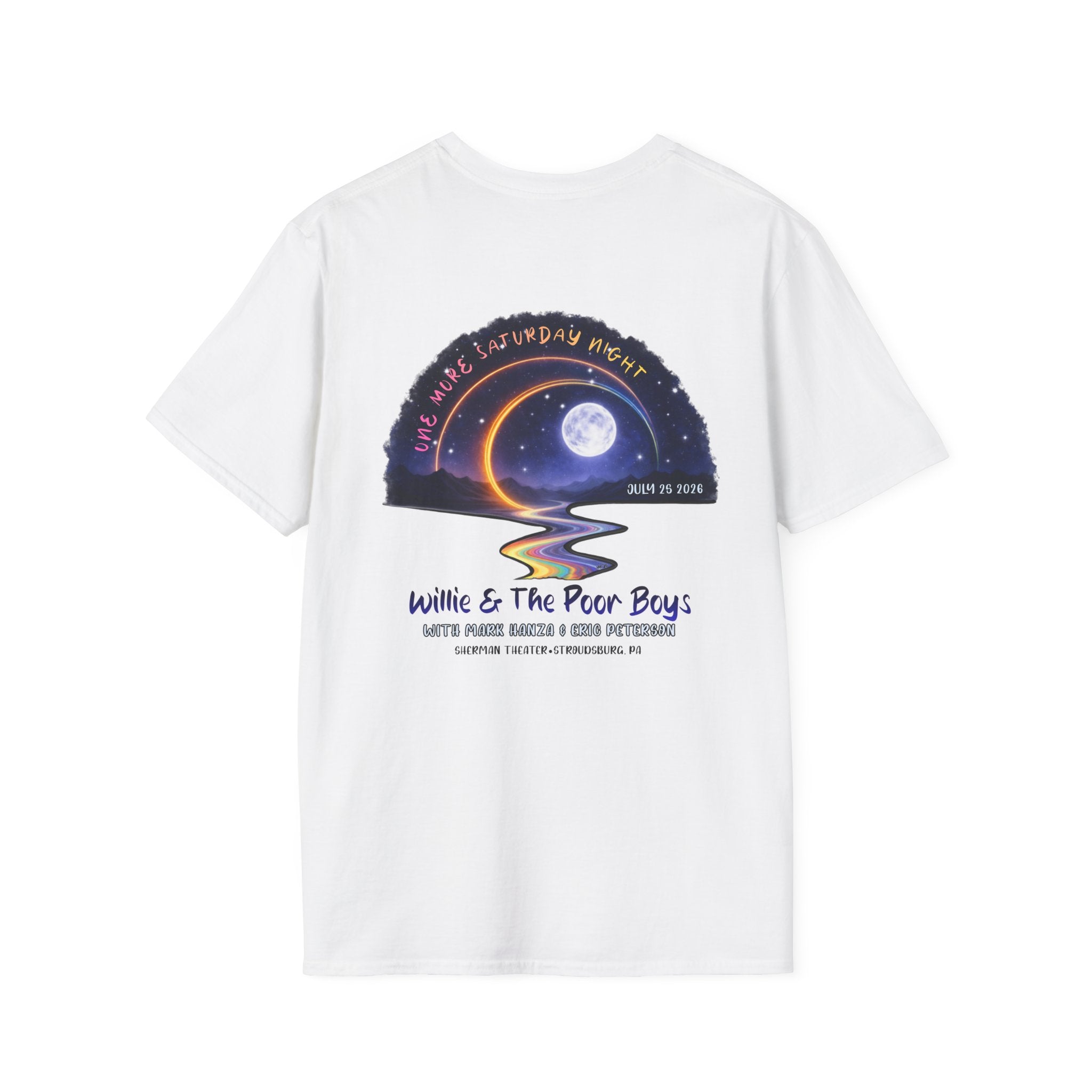 Unisex Willie & The Poor Boys Winding Road Artwork Softstyle T-Shirt