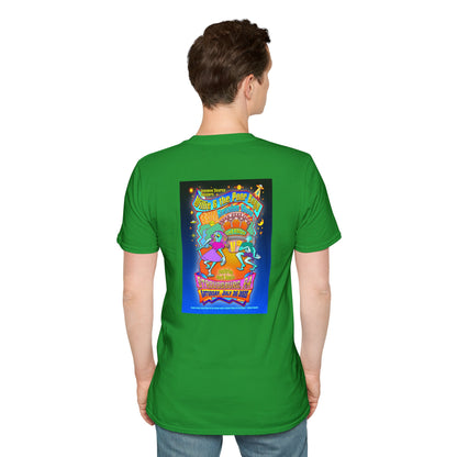 Solid Colors – 2025 Reunion Tee with Hand-Drawn Back Design and Pocket-Size Front Logo Softstyle T-Shirt (Various Colors Available)