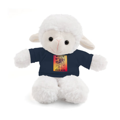 Willie & The Poor Boys 8" Plush Stuffed Animal – Choose 1 of 6 with Colorful T-Shirt