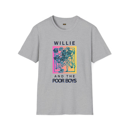Solid Colors - "40 Years of Music & Memories" Artwork Back with Logo Front - Softstyle T-Shirt (Various Colors Available)