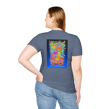 Solid Colors – 2025 Reunion Tee with Hand-Drawn Back Design and Pocket-Size Front Logo Softstyle T-Shirt (Various Colors Available)