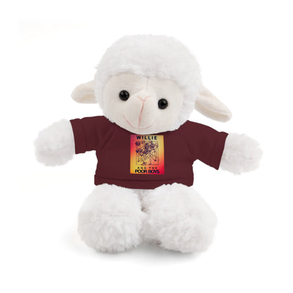 Willie & The Poor Boys 8" Plush Stuffed Animal – Choose 1 of 6 with Colorful T-Shirt