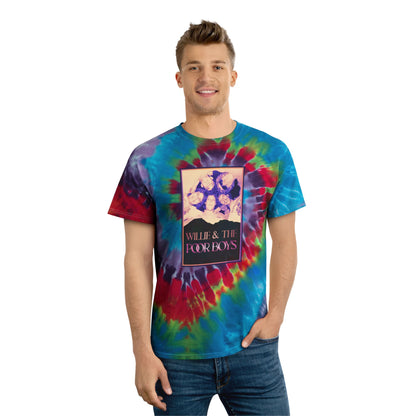 Tie-Dye Vintage Photo Front with Original Memorabilia Tribute Back (2 colors available)
