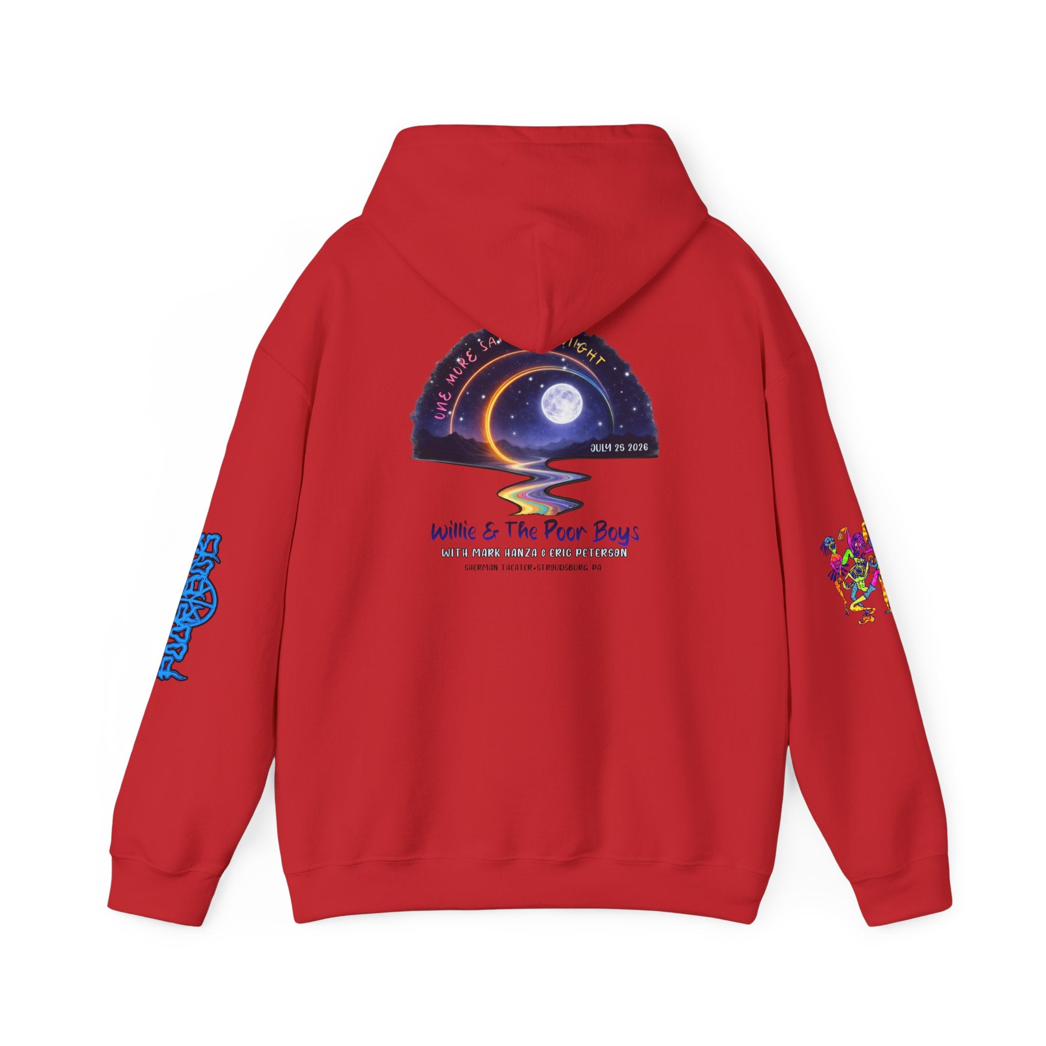 Unisex Willie & The Poor Boys Winding Road Artwork Hoodie Sweatshirt