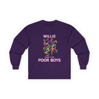 Medium Weight Long Sleeve Tee - Willie & The Poor Boys Sherman Reunion Artwork