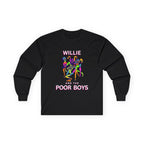 Medium Weight Long Sleeve Tee - Willie & The Poor Boys Sherman Reunion Artwork
