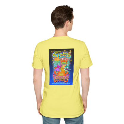 Solid Colors – 2025 Reunion Tee with Hand-Drawn Back Design and Pocket-Size Front Logo Softstyle T-Shirt (Various Colors Available)