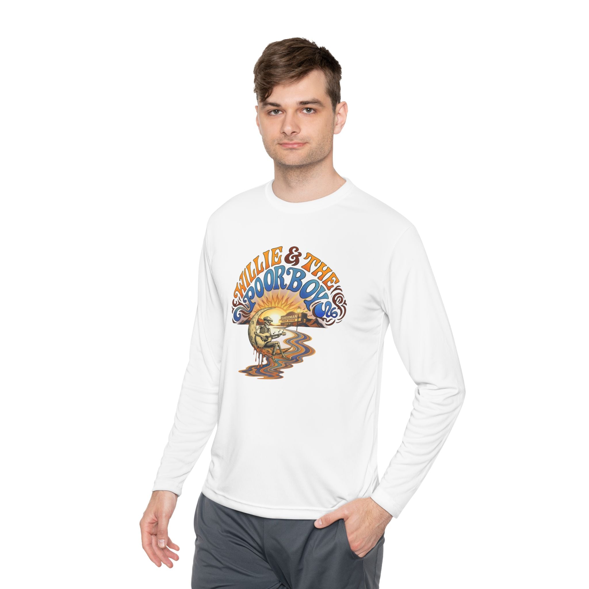Lightweight Long Sleeve Tee - Willie & The Poor Boys Winding Road Artwork