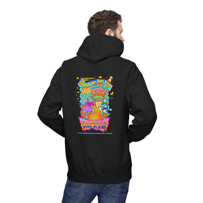 Unisex Reunion Hoodie – 2025 Reunion Poster Design Back with Front Logo (Various Colors Available)
