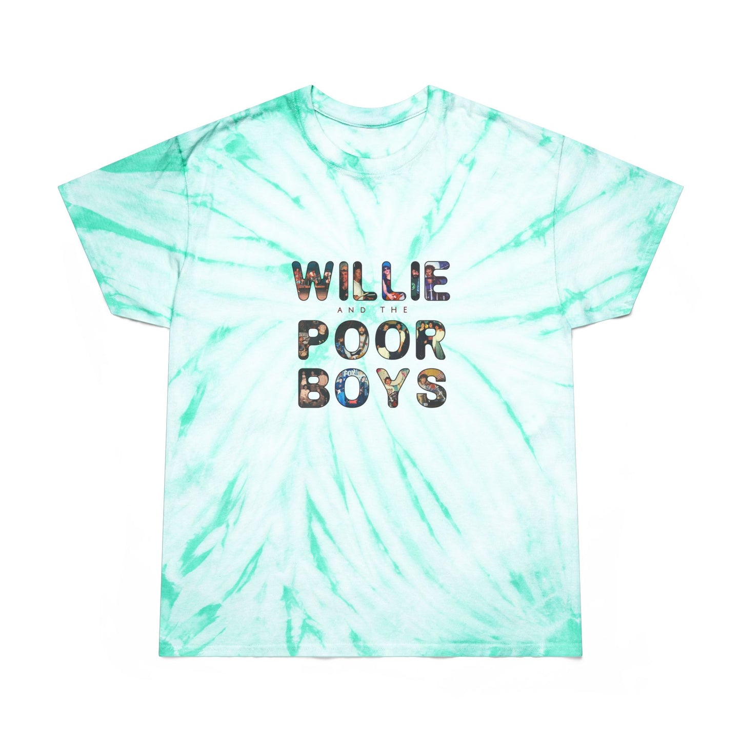 Tie-Dye - Photo Collage Band Name Front with the 2025 Reunion Hand-Drawn Back Design  - Unisex T-Shirt (4 colors available)