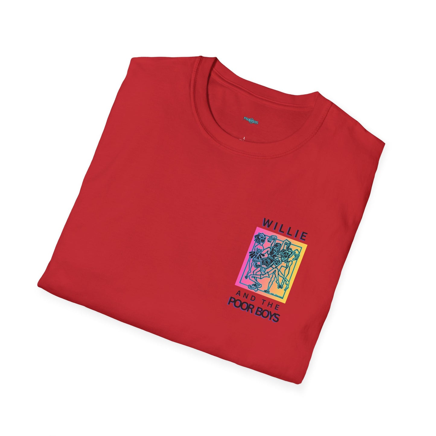 Solid Colors – 2025 Reunion Tee with Hand-Drawn Back Design and Pocket-Size Front Logo Softstyle T-Shirt (Various Colors Available)