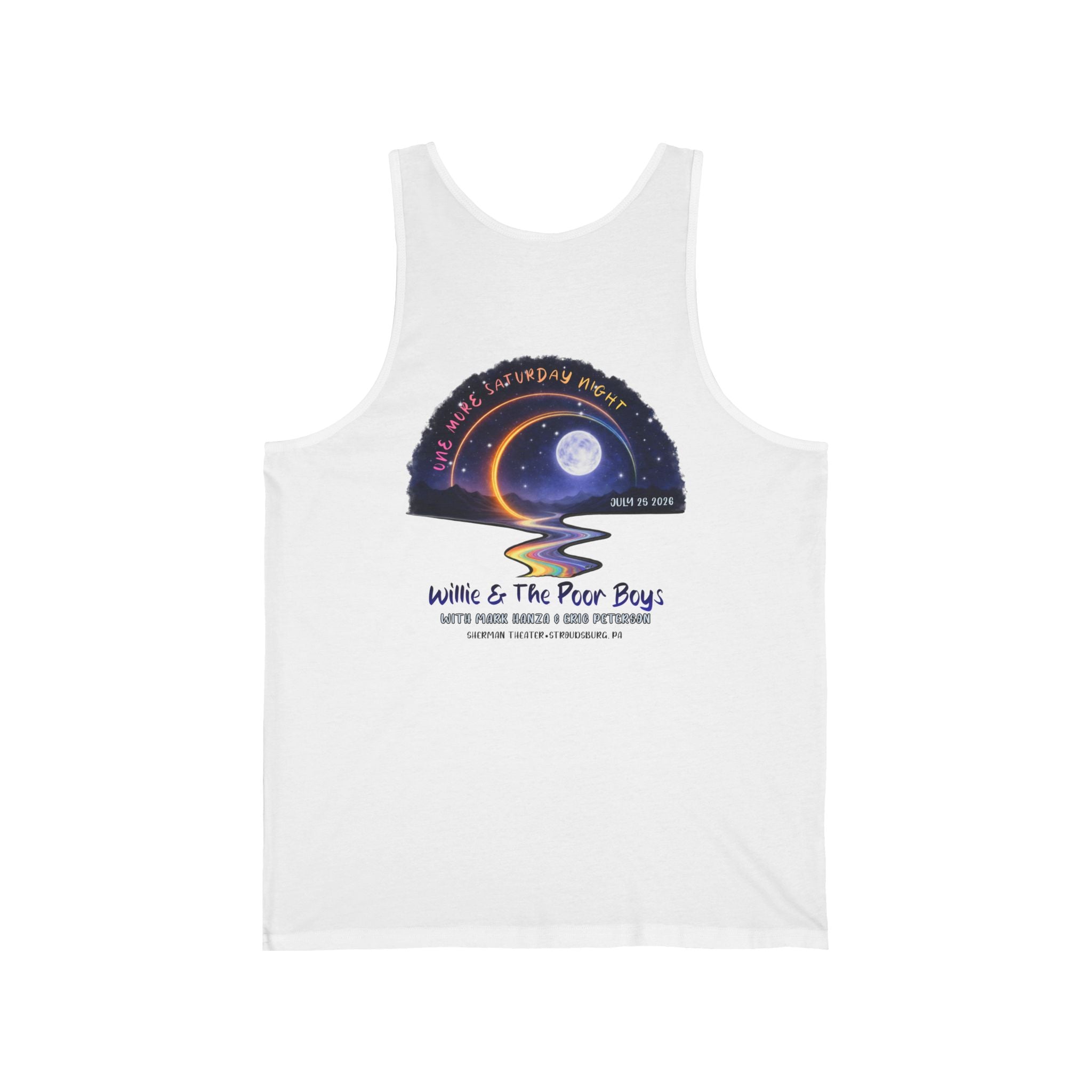 Unisex Willie & The Poor Boys Winding Road Artwork Tank Top