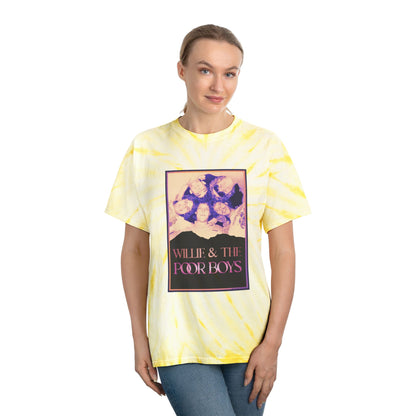 Tie-Dye - Vintage Photo Front with "Music & Memories" Artwork Back  - Unisex T-Shirt (4 colors available)