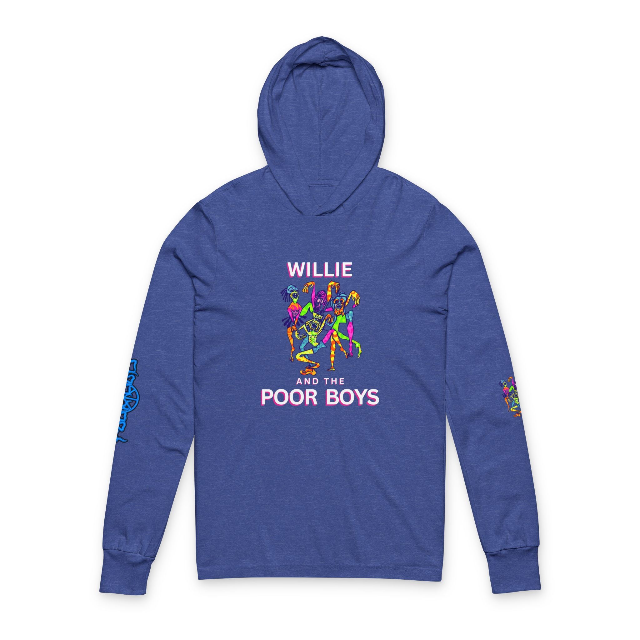 Willie & The Poor Boys Classic Logo Splash Hooded Long Sleeve Tee