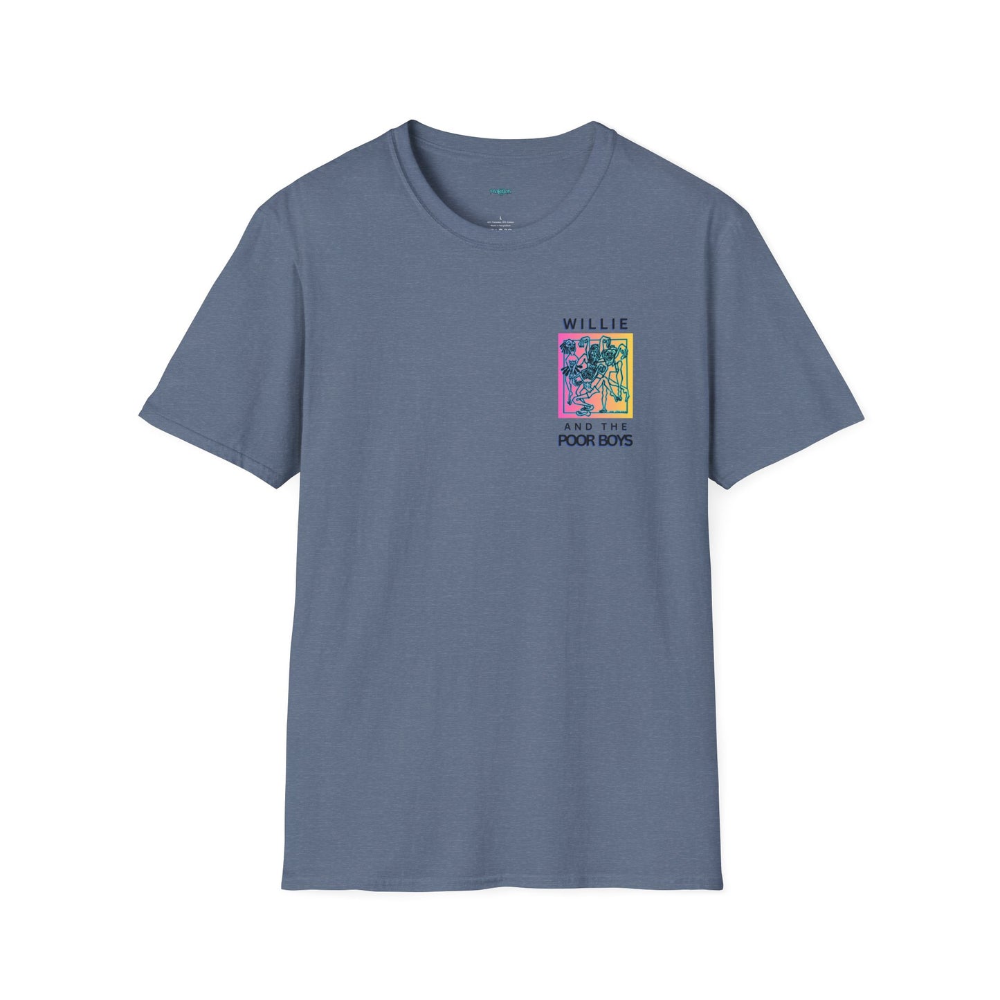 Solid Colors – 2025 Reunion Tee with Hand-Drawn Back Design and Pocket-Size Front Logo Softstyle T-Shirt (Various Colors Available)