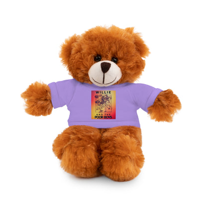 Willie & The Poor Boys 8" Plush Stuffed Animal – Choose 1 of 6 with Colorful T-Shirt