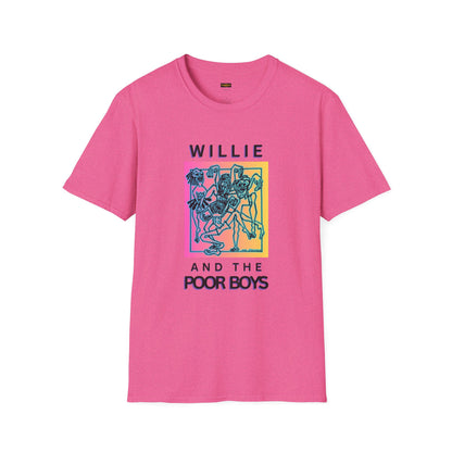 Solid Colors - "40 Years of Music & Memories" Artwork Back with Logo Front - Softstyle T-Shirt (Various Colors Available)