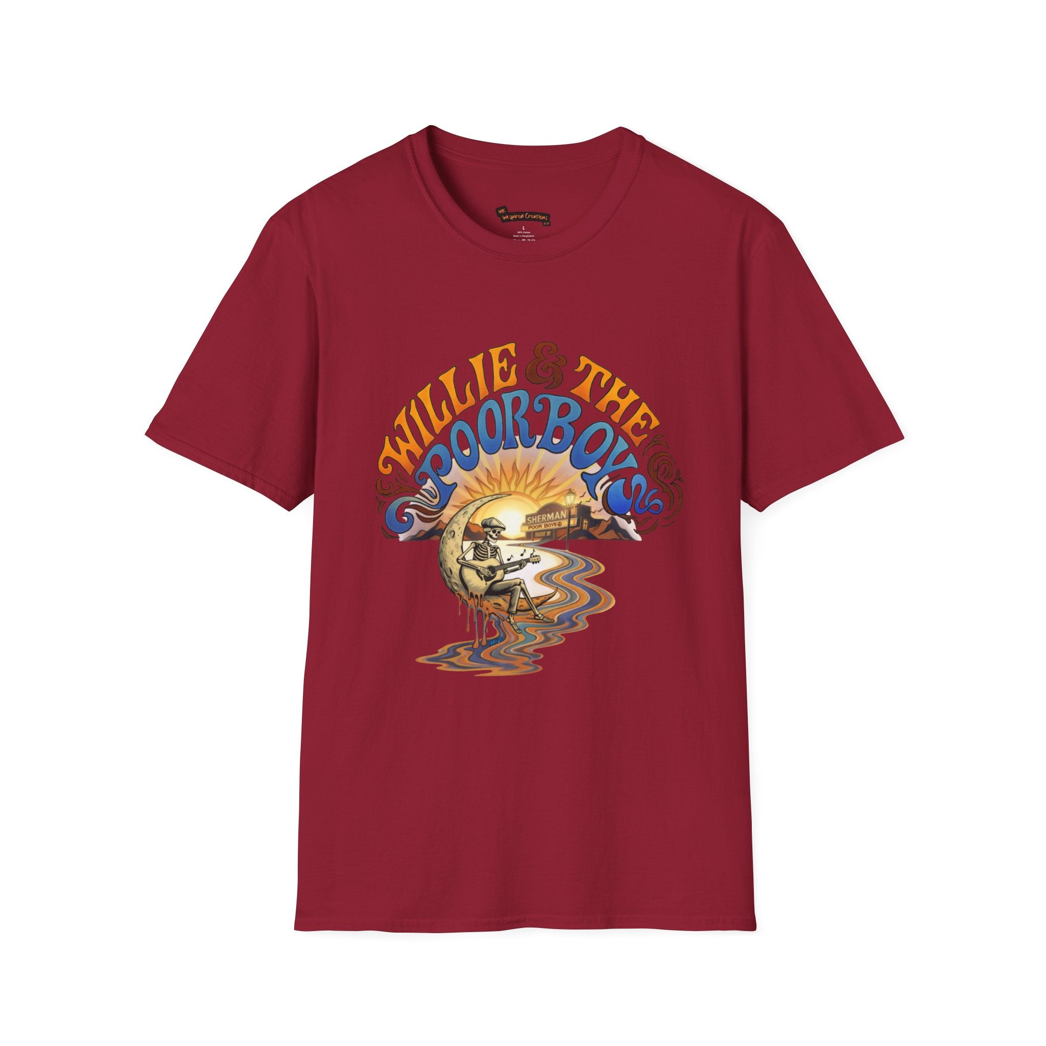 Unisex Willie & The Poor Boys Winding Road Artwork Softstyle T-Shirt