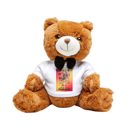 Soft 7" x 10" Teddy Bear with Removable Willie & The Poor Boys T-Shirt