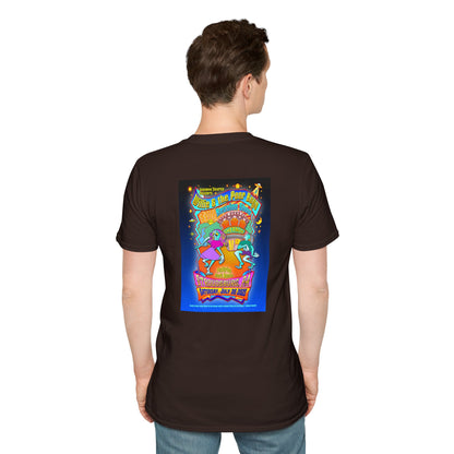 Solid Colors – 2025 Reunion Tee with Hand-Drawn Back Design and Pocket-Size Front Logo Softstyle T-Shirt (Various Colors Available)