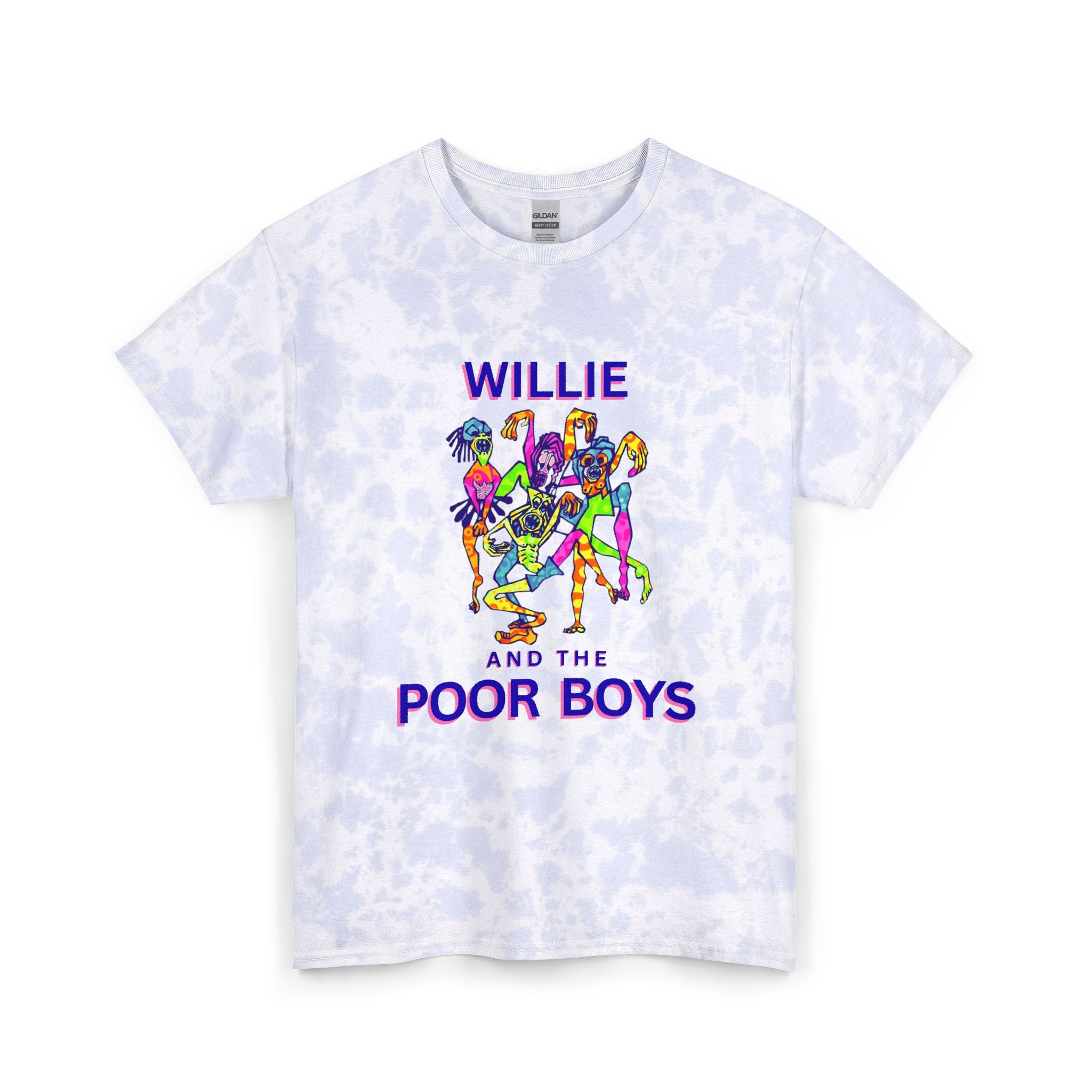 Unisex Willie & The Poor Boys Sherman Reunion Tie Dye Softstyle Cotton Tee