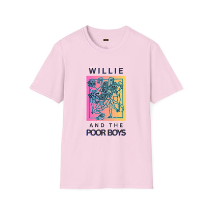 Solid Colors - "40 Years of Music & Memories" Artwork Back with Logo Front - Softstyle T-Shirt (Various Colors Available)