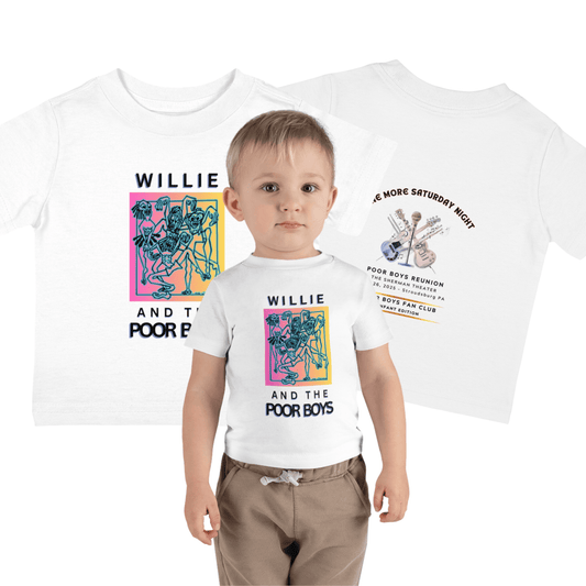Infant Cotton Jersey Tee – Fan Club Infant Edition with “One More Saturday Night” Back & Logo Front
