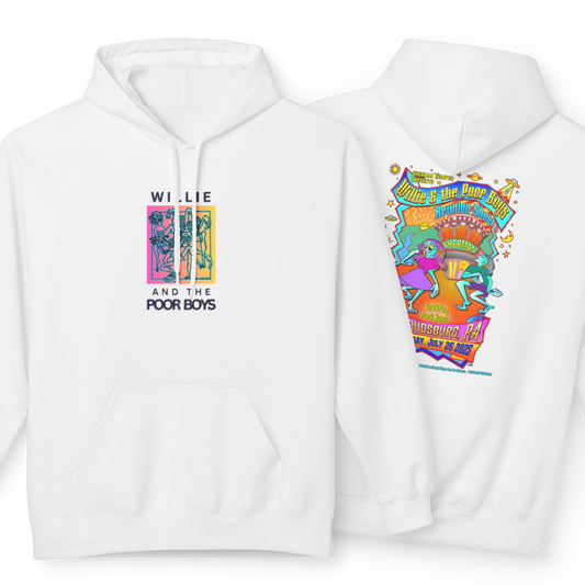 Unisex Reunion Hoodie – 2025 Reunion Poster Design Back with Front Logo (Various Colors Available)