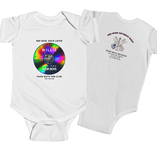 Nap Now, Rock Later – Poor Boys Fan Club Infant Onesie Bodysuit