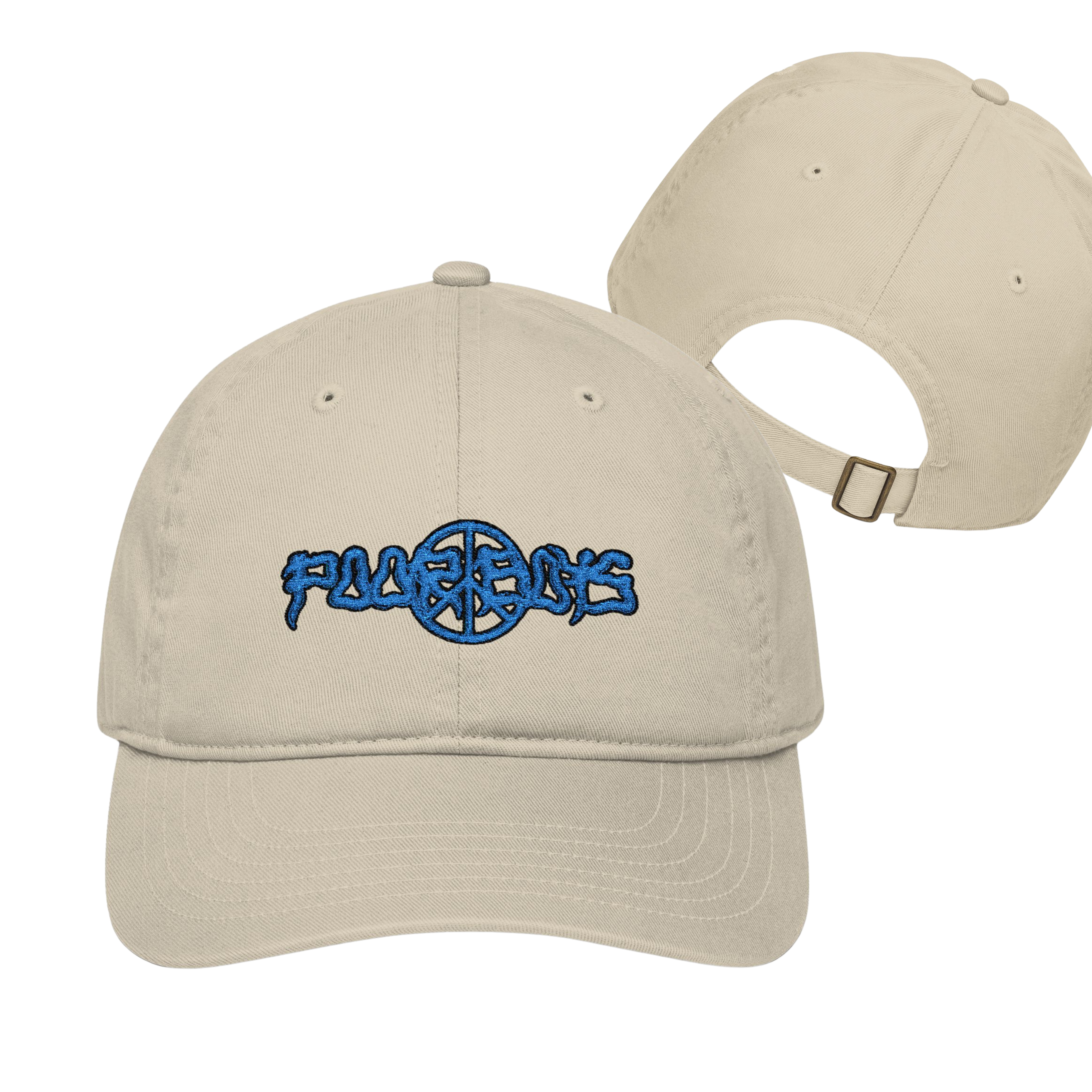 Embroidered Organic Baseball Cap - Poor Boys Logo