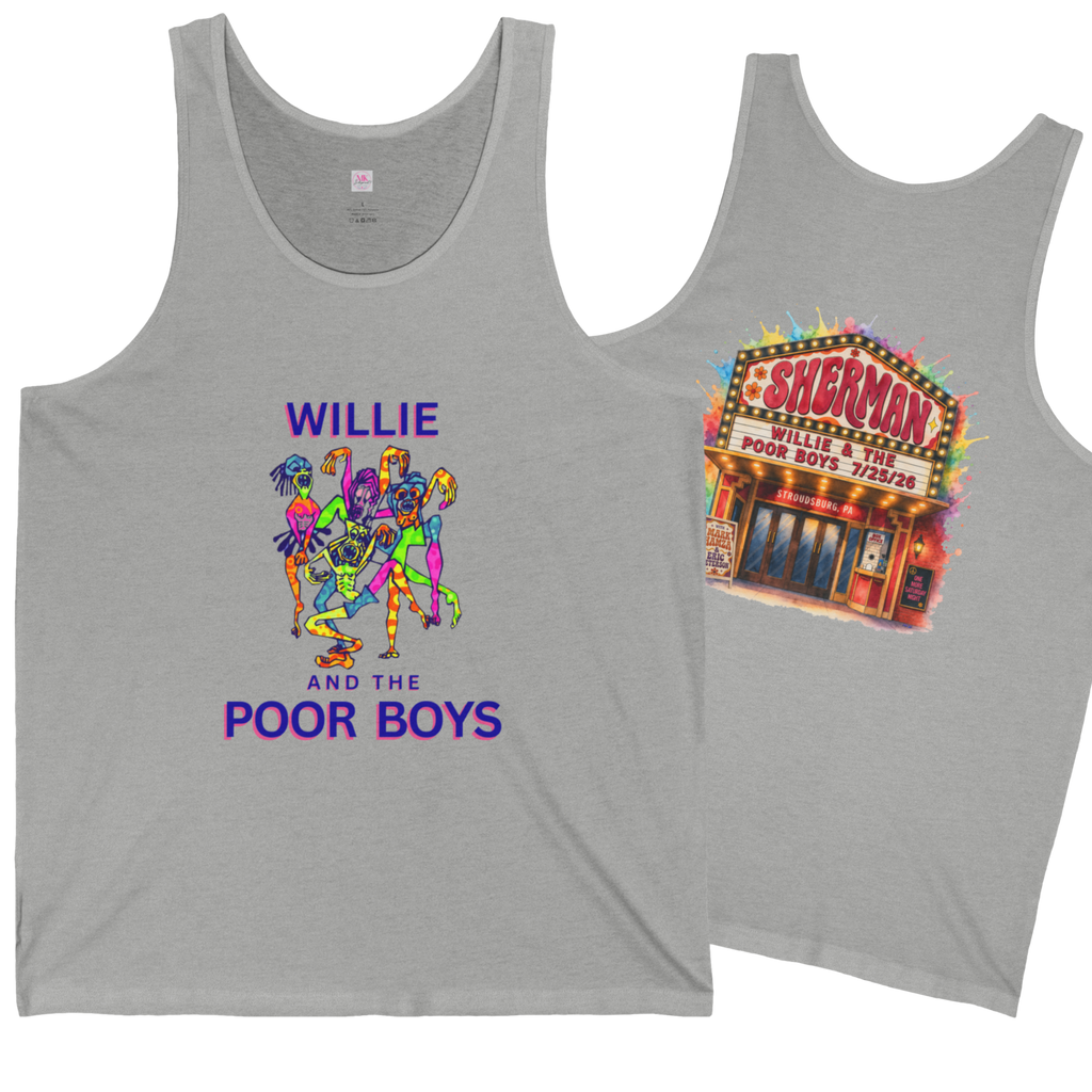 Unisex Willie & The Poor Boys Sherman Reunion Artwork Tank Top