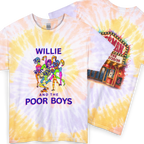 Unisex Willie & The Poor Boys Sherman Reunion Tie Dye Softstyle Cotton Tee