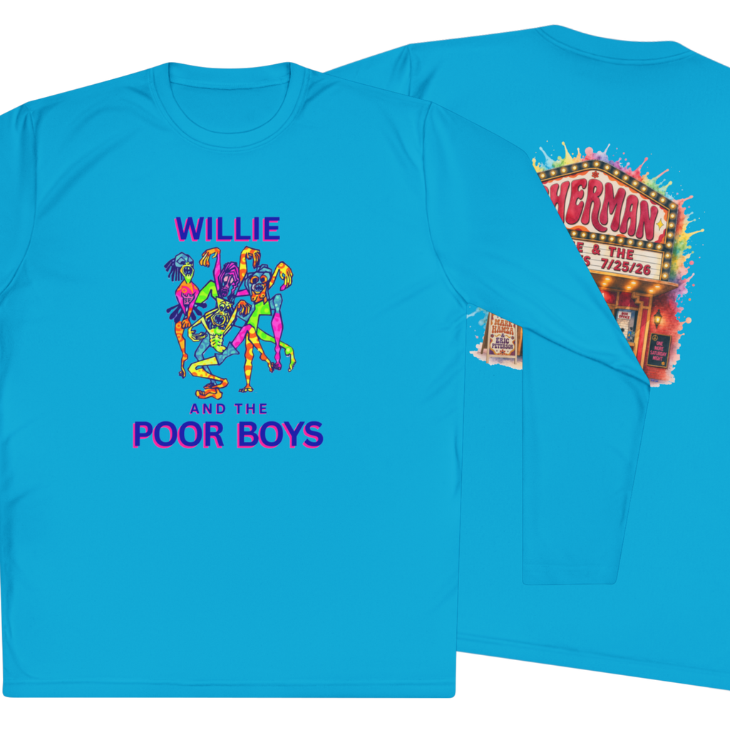 Lightweight Willie & The Poor Boys Sherman Reunion Artwork Long Sleeve Tee