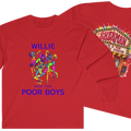 Medium Weight Long Sleeve Tee - Willie & The Poor Boys Sherman Reunion Artwork