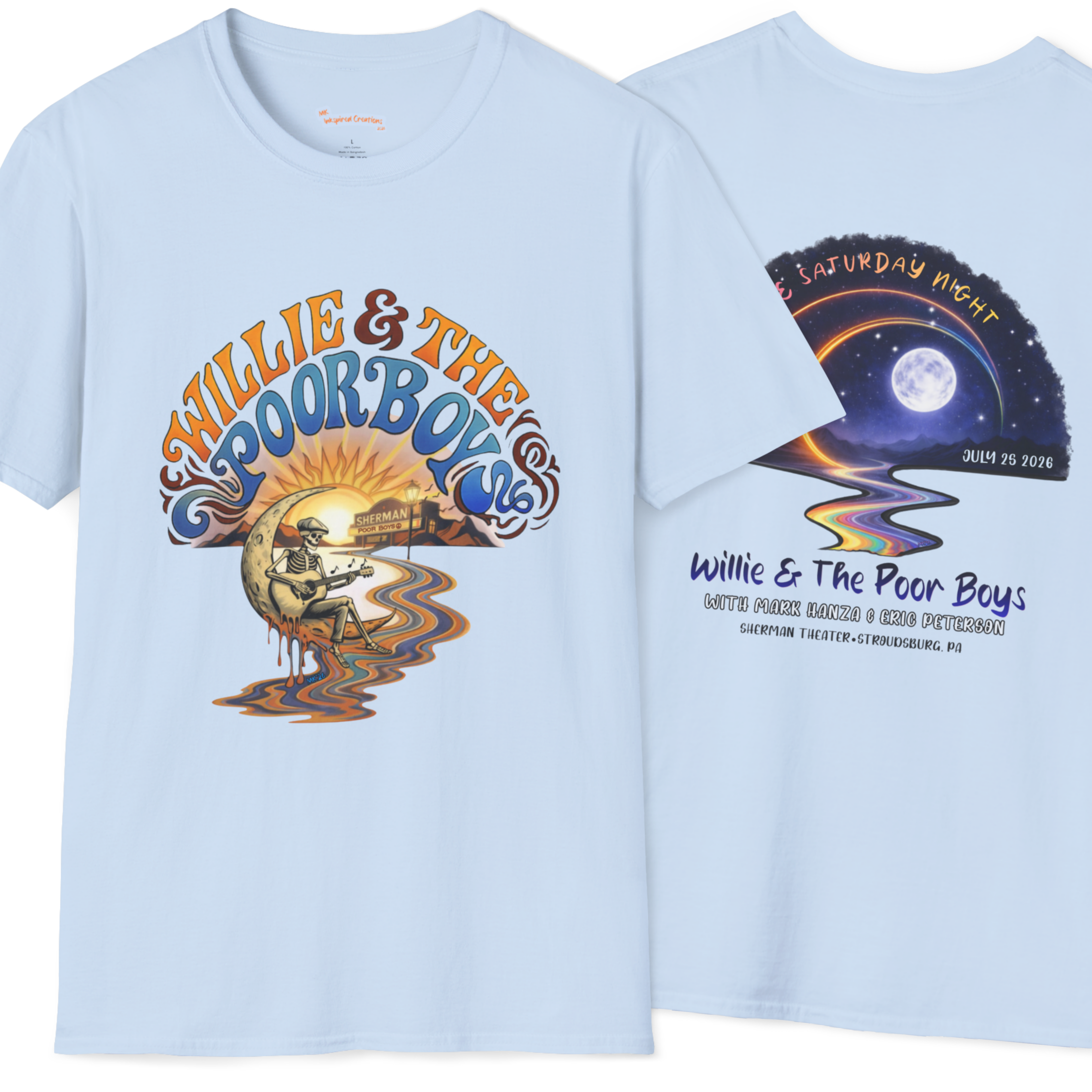 Unisex Willie & The Poor Boys Winding Road Artwork Softstyle T-Shirt