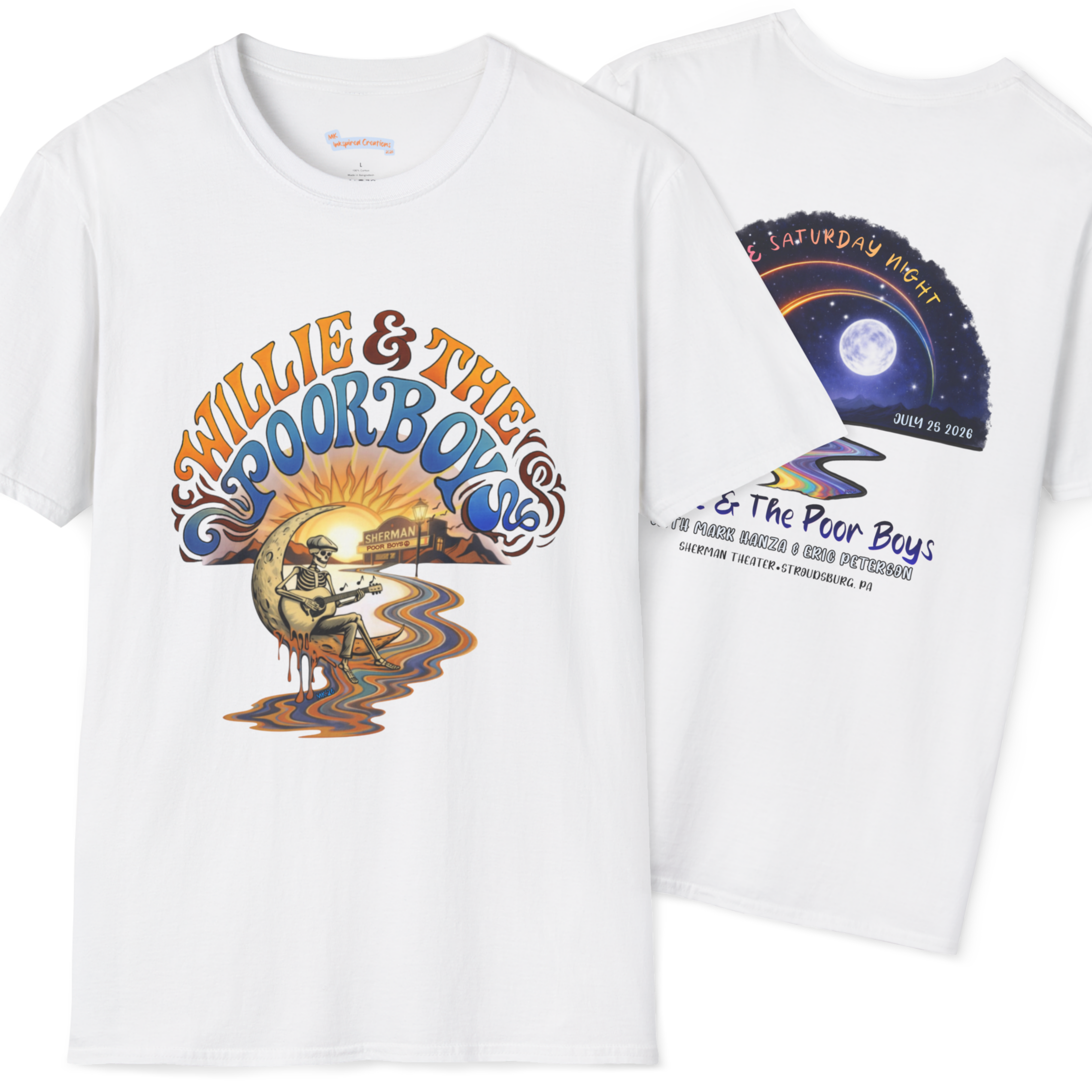 Unisex Willie & The Poor Boys Winding Road Artwork Softstyle T-Shirt