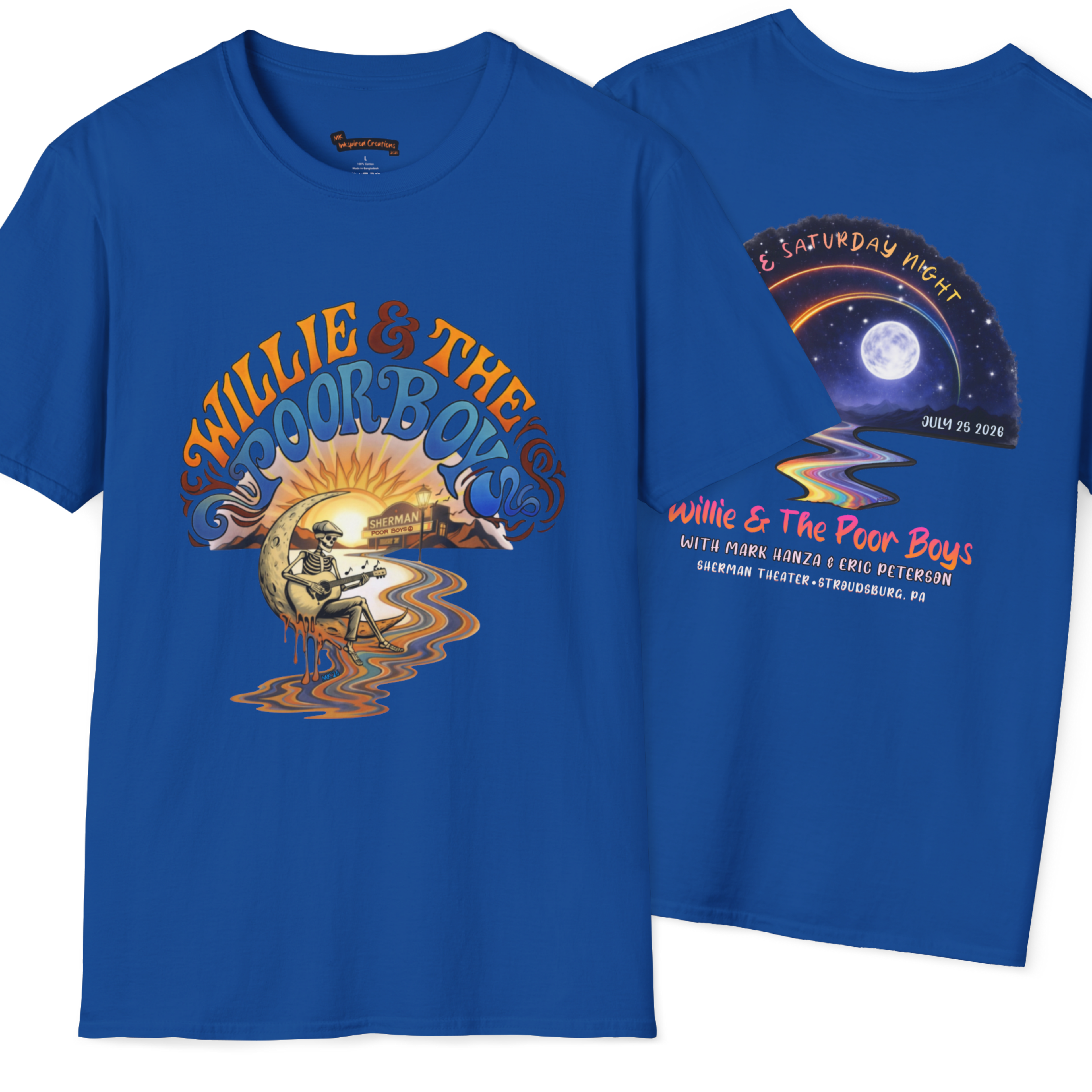 Unisex Willie & The Poor Boys Winding Road Artwork Softstyle T-Shirt