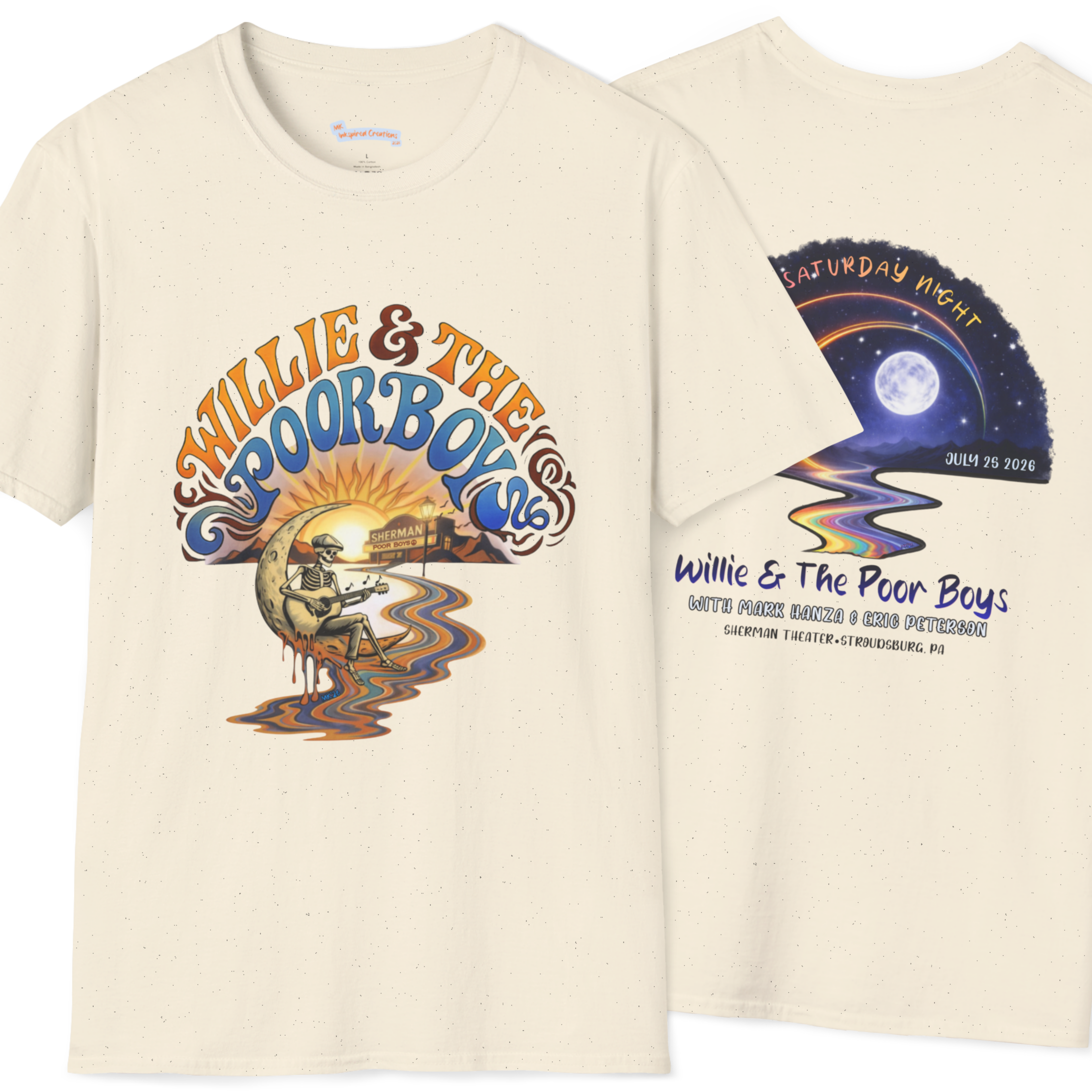 Unisex Willie & The Poor Boys Winding Road Artwork Softstyle T-Shirt