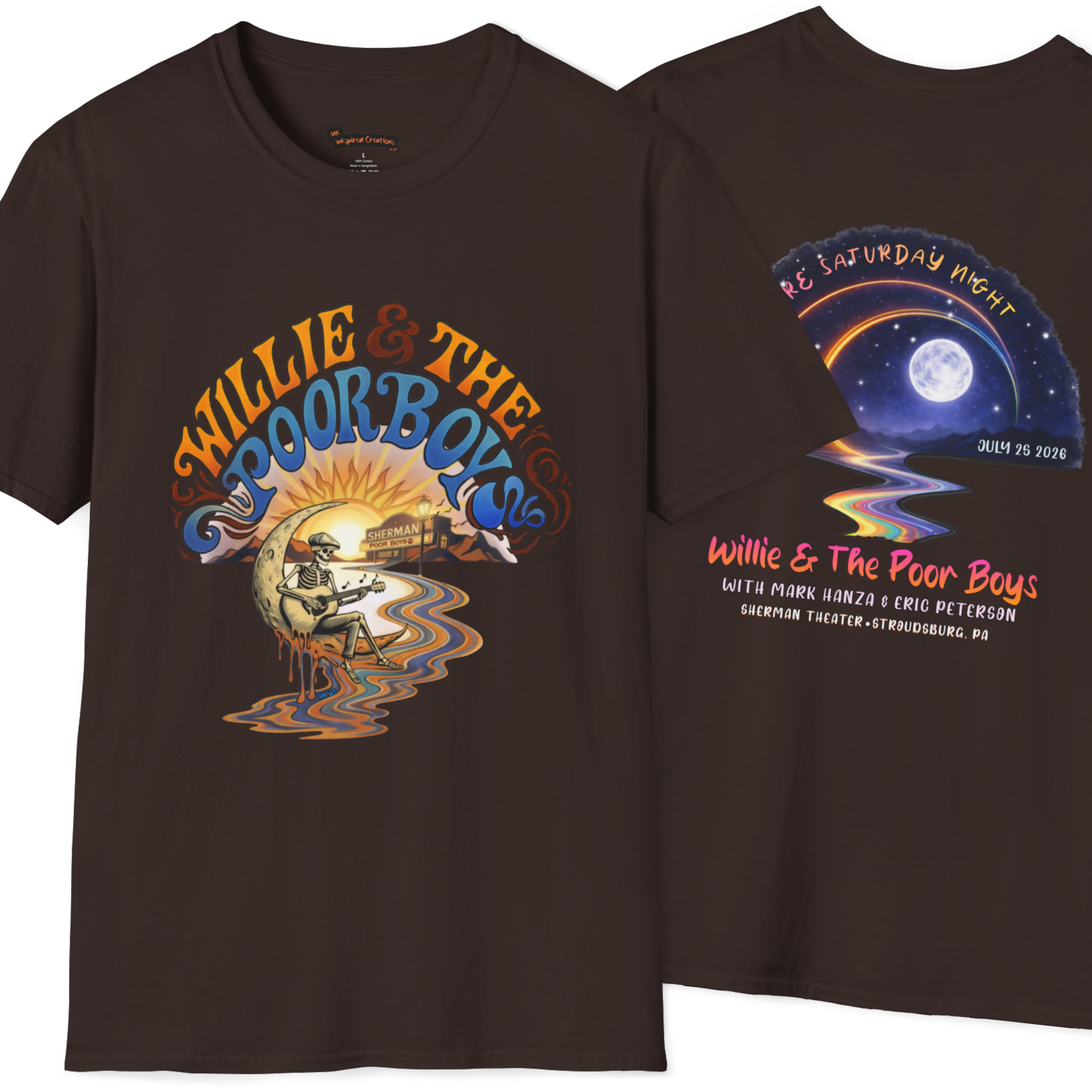 Unisex Willie & The Poor Boys Winding Road Artwork Softstyle T-Shirt