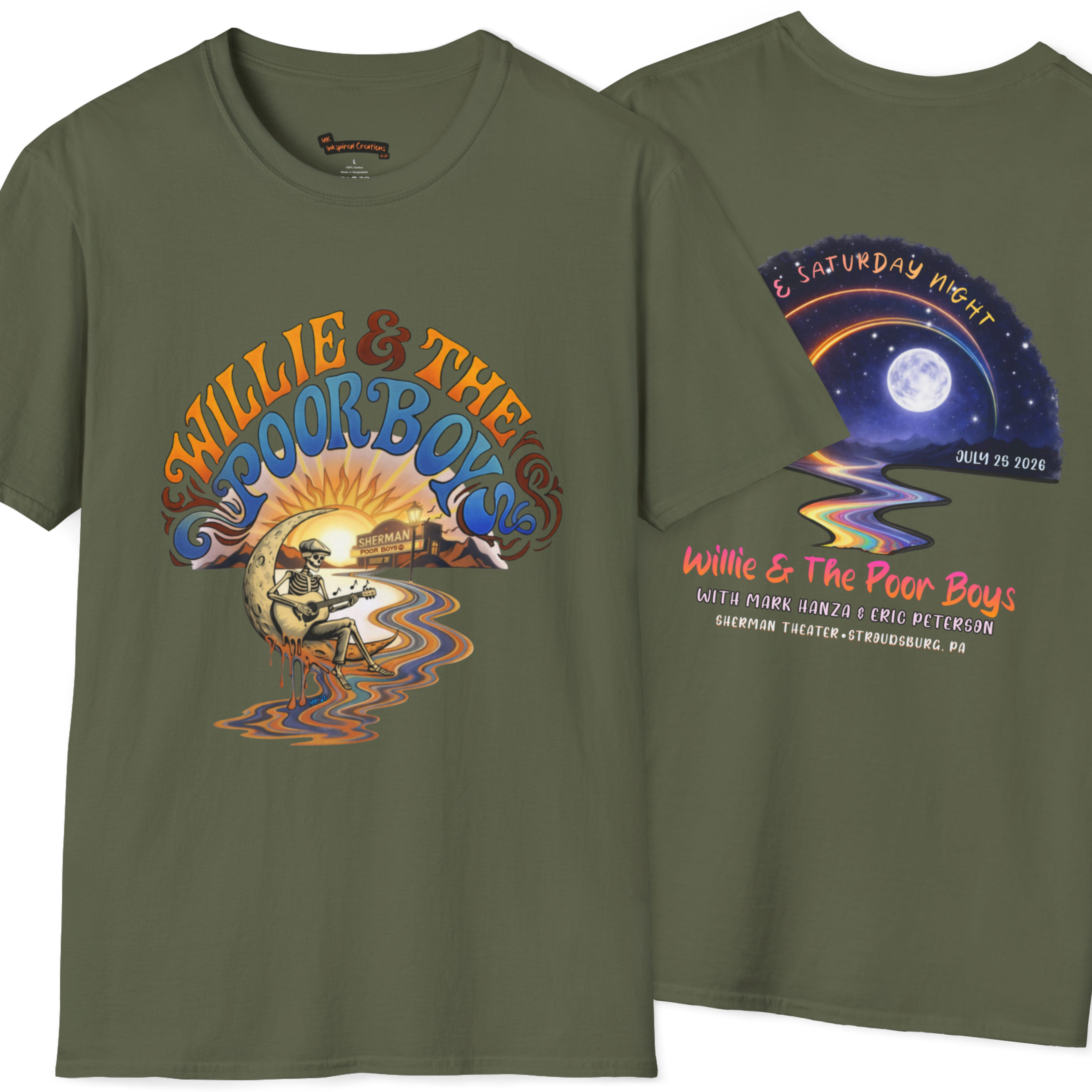 Unisex Willie & The Poor Boys Winding Road Artwork Softstyle T-Shirt