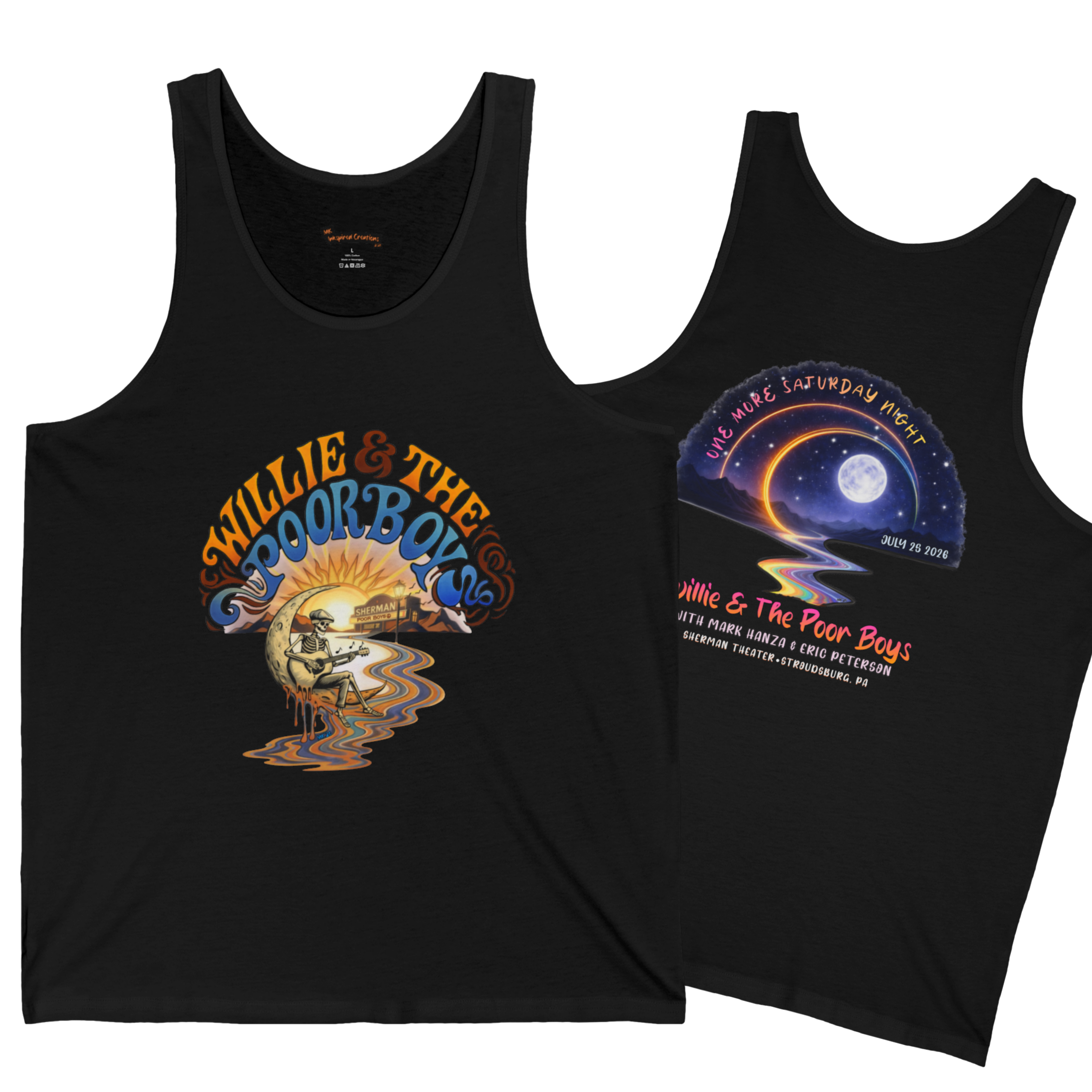 Unisex Willie & The Poor Boys Winding Road Artwork Tank Top