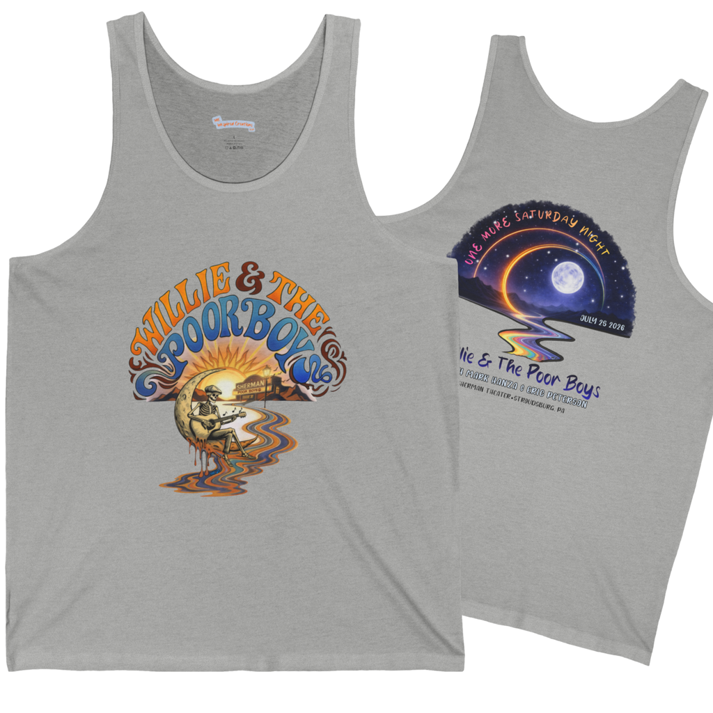 Unisex Willie & The Poor Boys Winding Road Artwork Tank Top