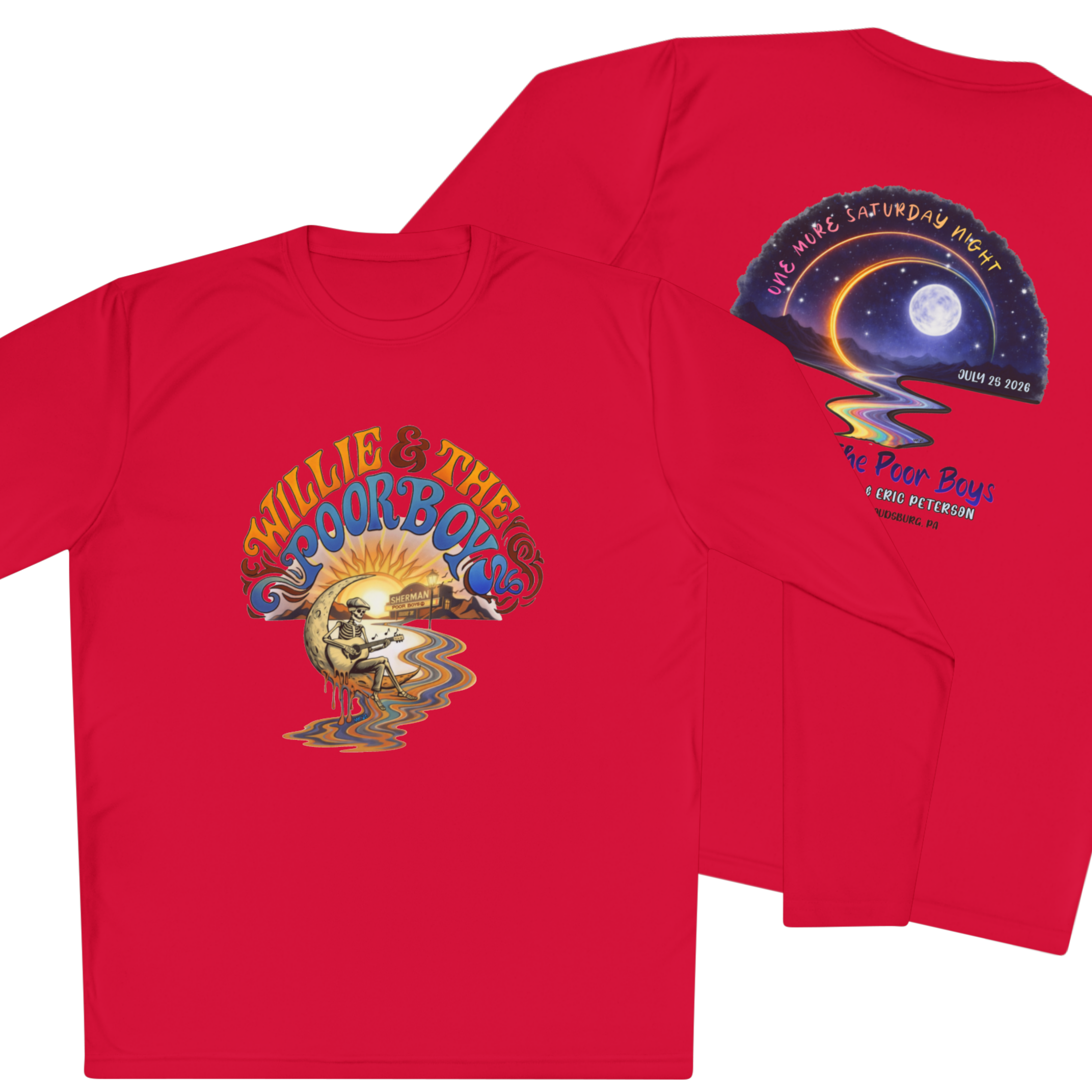Lightweight Long Sleeve Tee - Willie & The Poor Boys Winding Road Artwork